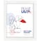 Frame USA Corporate Thin White Satin Single Image Picture Frame